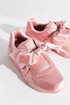 Urban Outfitters Puma Fenty By Rihanna Satin Bow Sneaker,rose,9.5