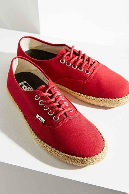 Urban Outfitters Vans Surf Authentic Espadrille Sneaker,red,7