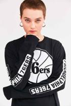 Urban Outfitters Mitchell & Ness Nba Long-sleeve Tee,sixers,m