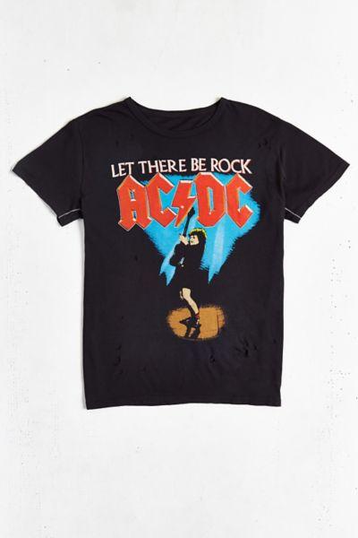 Urban Outfitters Trunk Ltd Ac/dc Destroyed Tee