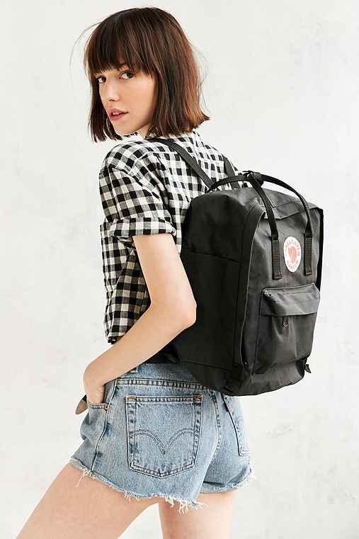 Urban Outfitters Fjallraven Kanken Backpack,black,one Size