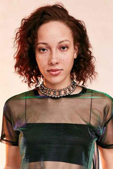 Urban Outfitters We Who Prey Aura Choker Necklace,multi,one Size