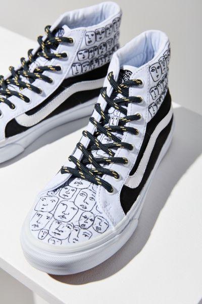 Vans X Uo Design Doodled Faces Sk8-hi Sneaker