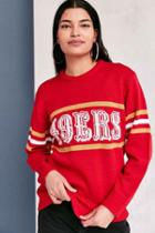 Urban Outfitters Mitchell & Ness Nfl Crew-neck Sweater,red,s