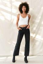 Urban Outfitters Urban Renewal Remade Levi's Long Cropped Jean,black,m