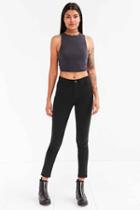 Urban Outfitters Bdg Twig Corduroy High-rise Skinny Pant,black,28