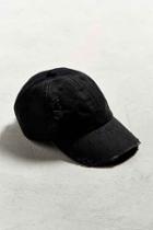 Urban Outfitters Distressed Dad Hat,black,one Size