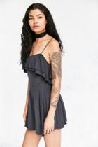 Urban Outfitters Kimchi Blue Ruthie Ruffle Bodice Romper
