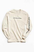 Urban Outfitters Wildroot Going Down Long Sleeve Tee,tan,xl