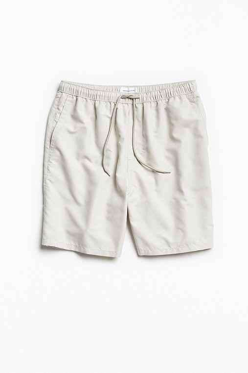 Urban Outfitters Uo Slade Retro Volley Short,tan,l