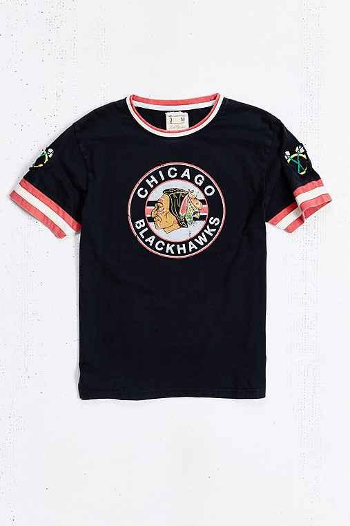 Urban Outfitters Chicago Blackhawks Hockey Tee,black,xl