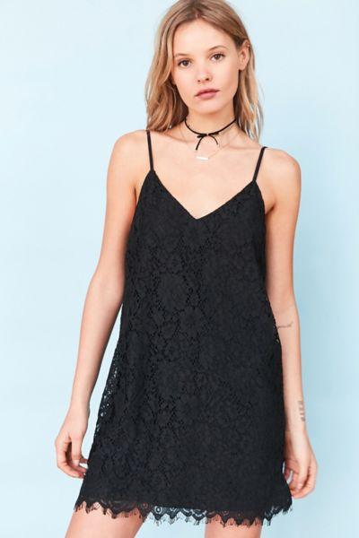 Urban Outfitters Kimchi Blue Lace Slip Mini Dress