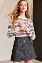 Urban Outfitters Urban Renewal Remade A-line Denim Mini Skirt