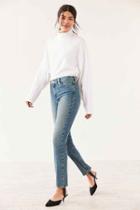Urban Outfitters Bdg Girlfriend High-rise Stirrup Jean,tinted Denim,24