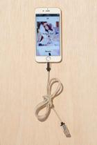 Urban Outfitters 3-ft Metallic Lightning Cord,silver,one Size
