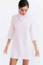 Urban Outfitters Kensie Mock-neck Fleece Mini Dress,rose,l