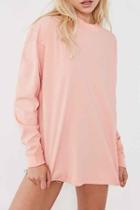 Urban Outfitters Bdg Ferris Ringer Tee,pink,s