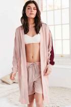 Urban Outfitters Out From Under Track Duster Jacket,pink,s
