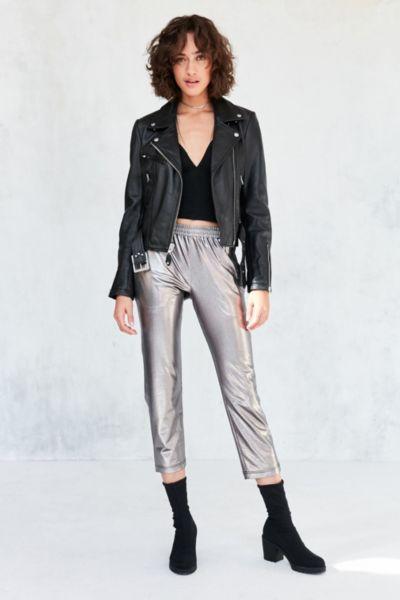 Silence + Noise Sedona Metallic Pull-on Pant
