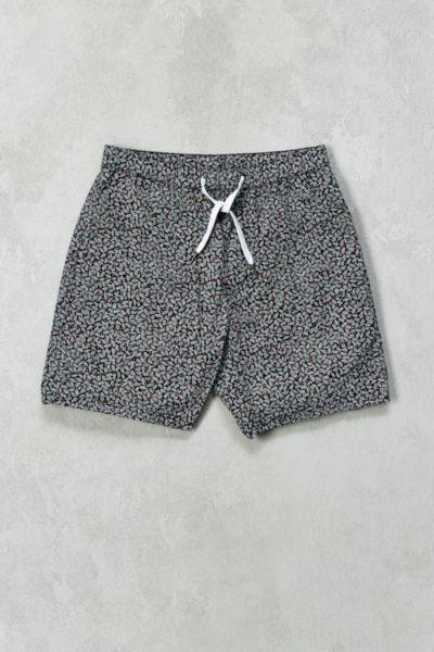 Barney Cools Leaf Print Beach Short