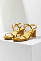 Urban Outfitters Minnie Block Heel Sandal,chartreuse,10
