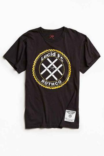 Urban Outfitters Rothco X Lucid Fc Crest Logo Tee,black,s