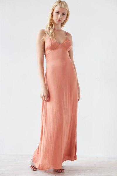 Silence + Noise Yara Maxi Slip Dress