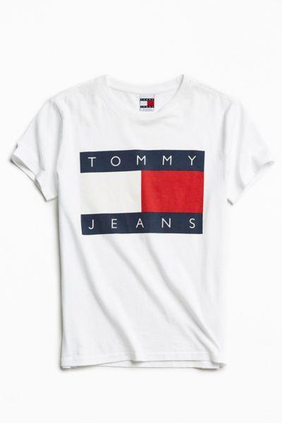 Urban Outfitters Tommy Jeans For Uo '90s Logo Tee