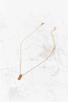 Urban Outfitters Aurora Short Necklace,gold,one Size
