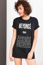 Urban Outfitters Beyonce Language Tee,black,m