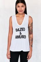 Urban Outfitters Truly Madly Deeply Dazed & Amused Muscle Tee