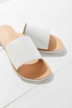 Urban Outfitters Charlie Sporty Slide Sandal,white,10