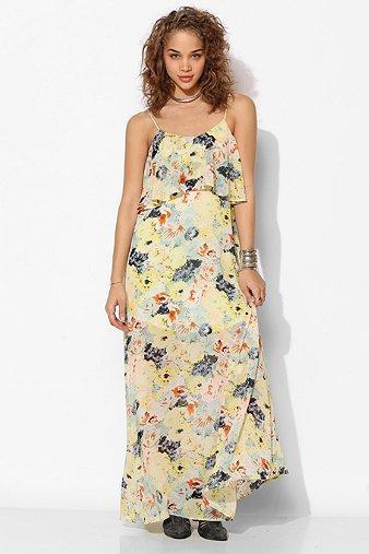 Love Sadie Tiered Chiffon Maxi Dress