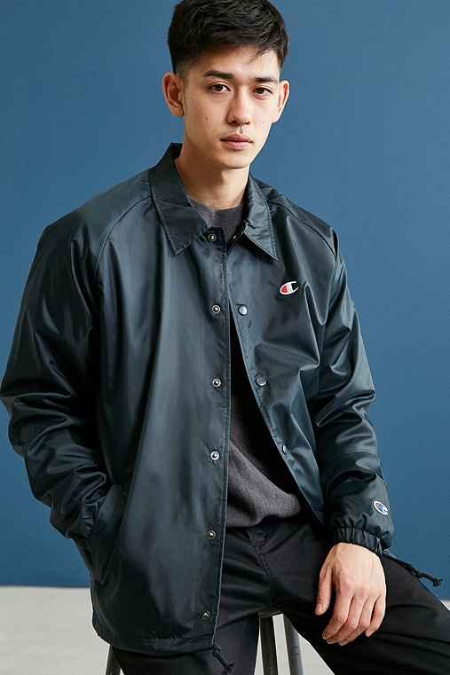 Urban Outfitters Champion Coach Jacket,black,xl