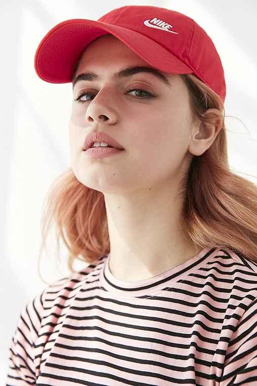 Urban Outfitters Nike Twill H86 Baseball Hat,red,one Size