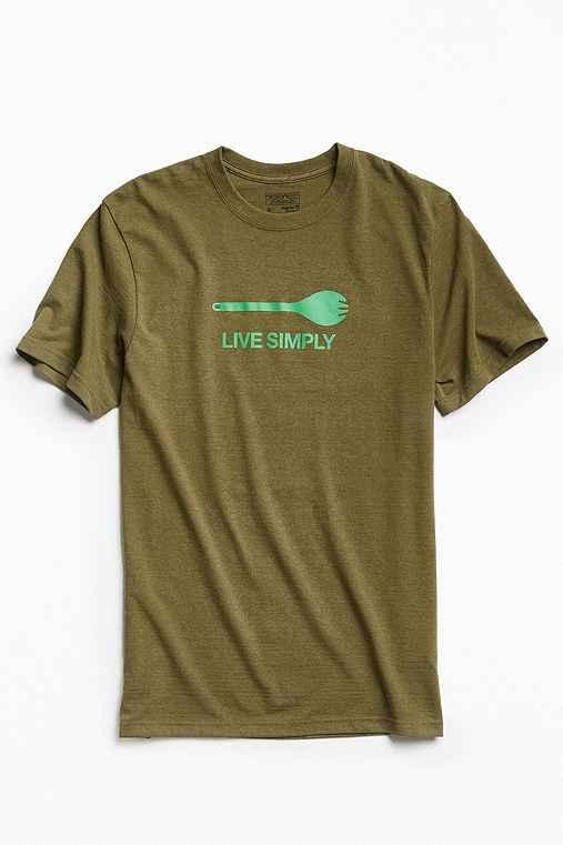 Urban Outfitters Patagonia Live Simply Spork Tee,green,s