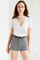 Urban Outfitters Truly Madly Deeply Cut It Out Tee,white,l