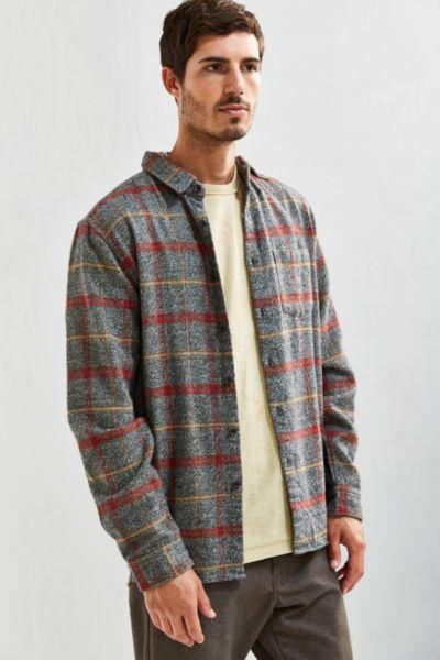 Urban Outfitters Uo Grindle Plaid Flannel Button-down Shirt