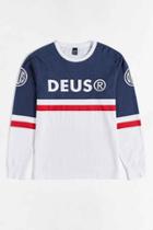Urban Outfitters Deus Ex Machina Trickers Long-sleeve Tee,navy,l