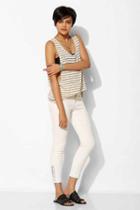 Urban Outfitters Bdg Twig Grazer High-rise Lace-up Ankle Jean - White Screen,white,29