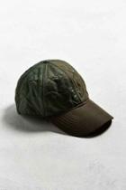 Urban Outfitters Uo Quilted Military Baseball Hat,olive,one Size