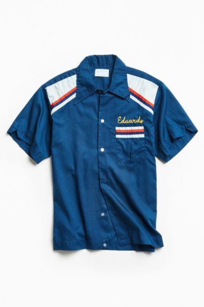 Urban Outfitters Vintage Idb League Bowling Shirt
