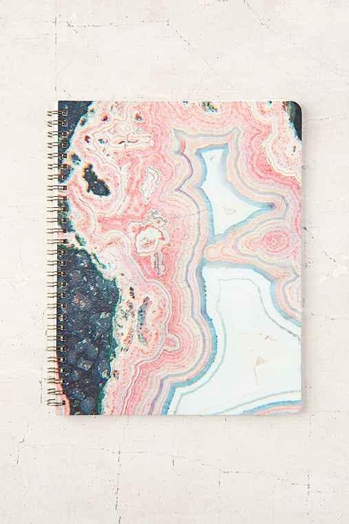 Urban Outfitters Agate Notebook,blush,one Size
