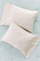 Urban Outfitters Speckle Jersey Pillowcase Set,cream,one Size