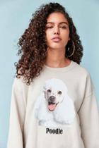 Urban Outfitters Dog Sweatshirt,beige,m