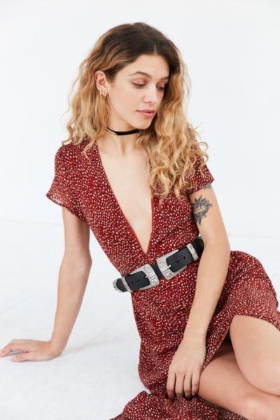 Urban Outfitters Heidi Double Buckle Belt