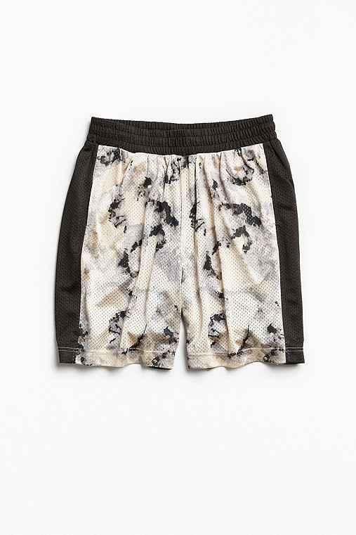 Urban Outfitters Uo Axel Reversible Mesh Short,black Multi,l