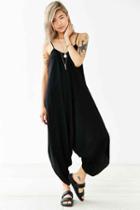 Urban Outfitters Silence + Noise Oversized Jumpsuit,black,s