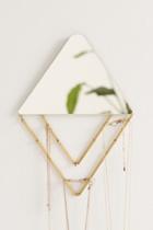 Urban Outfitters Alexia Line Jewelry Storage Hanging Mirror