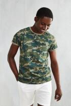 Urban Outfitters Printed Roll Sleeve Tee
